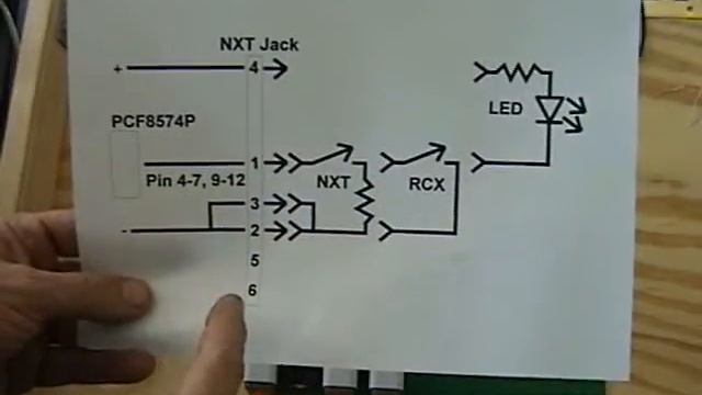 Lego NXT 8574 integrated circuit chip смотреть онлайн