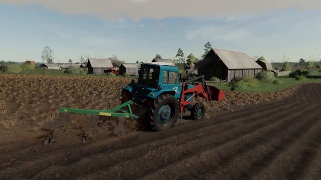 Пионер | Пахота после уборки урожая | Farming Simulator 19|Timelapse смотреть онлайн