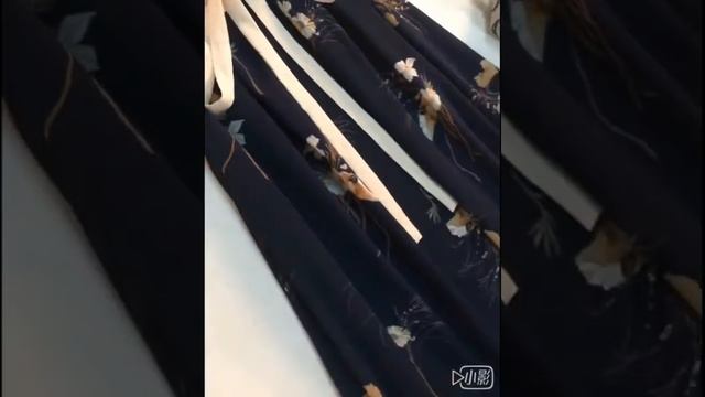 Летнее платье женское ретро с цветочным рисунком шифоновое v образным вырезом размера плюс 2021 смотреть онлайн