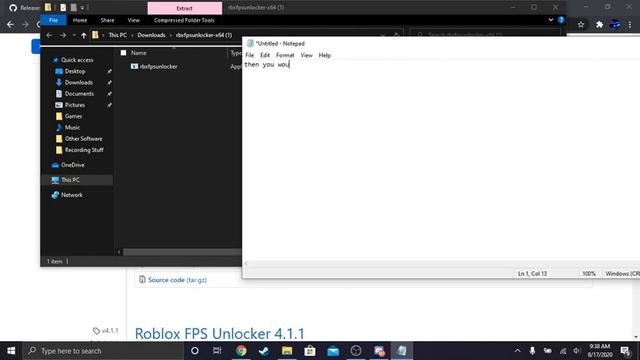 How To Unlock Your FPS In Roblox With Rbx FPS Unlocker!