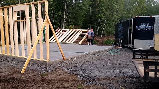 Building a Gambrel garage stage 1 смотреть онлайн