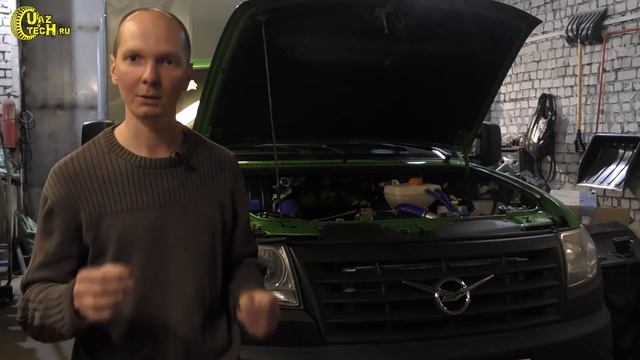 УазТех: Установка лебедки на УАЗ PROFI