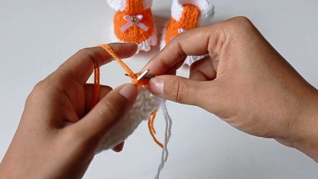 Пинетки спицами ЗОЛУШКА. Подошва 9-10см. МК для начинающих. набор петель 19 смотреть онлайн