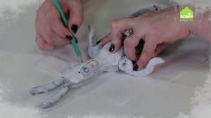 Игрушки в технике ГРУНТОВАННЫЙ ТЕКСТИЛЬ. Как сделать сувенир с символом 2023 года своими руками