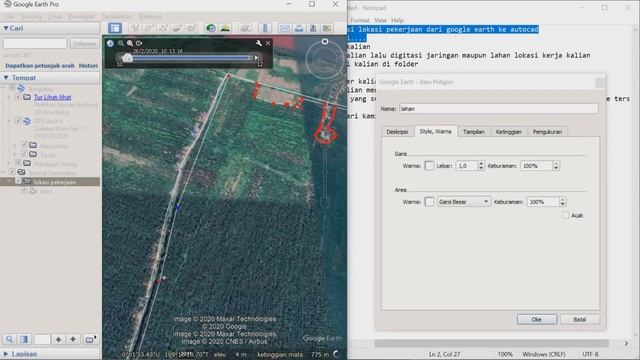 CARA || Export Peta Situasi KML Ke Autocad Dengan Global Mapper смотреть онлайн
