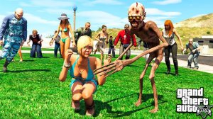 СИРЕНОГОЛОВЫЙ ЗОМБИ СОБРАЛ АРМИЮ МЕРТВЕЦОВ В ГТА 5 МОДЫ! ОБЗОР МОДА В GTA 5! ВИДЕО ГТА ИГРЫ MODS