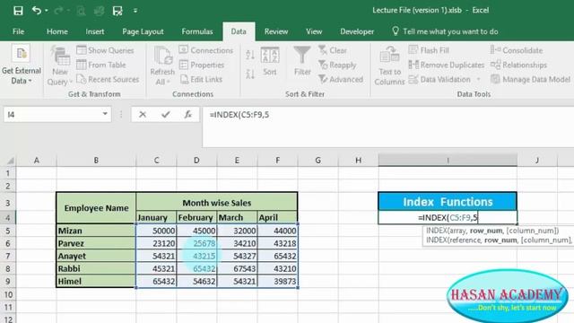 Excel tutorial Bangla 36 : Index Functions in Excel Bangla Tutorial for Advanced Level смотреть онлайн