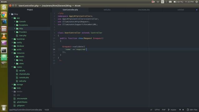 Laravel 5.6 tutorial - simple form validation смотреть онлайн