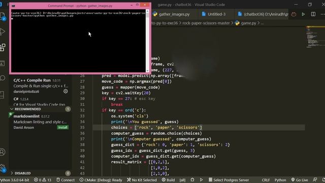 Rock Paper Scissors game using Python and Machine Learning смотреть онлайн
