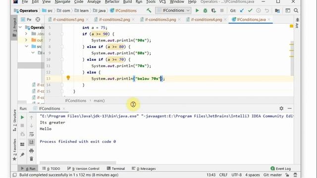 011 if conditions - decision statements - Introduction to Java Programming смотреть онлайн