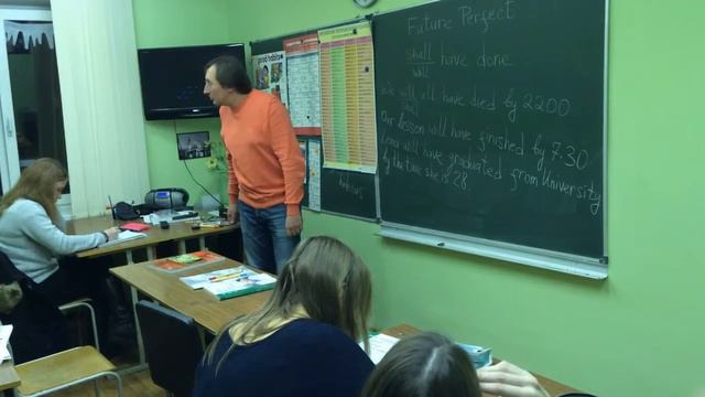 Урок Английского языка. Петр Варибрус объясняет Future Perfect Tense (Будущее совершенное время) смотреть онлайн