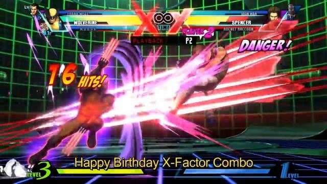 [Ultimate Marvel vs Capcom 3] peck's Combo Guide for Wolverine [Xbox One] 60fps смотреть онлайн