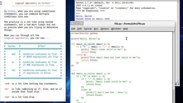 Python 18 Logical Operators смотреть онлайн