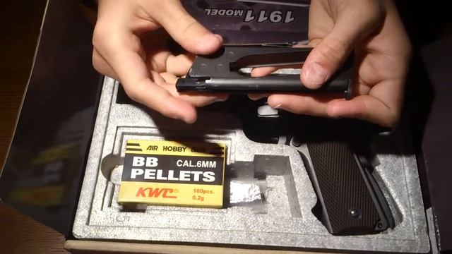 (Airsoft) Colt 1911 KWC Review смотреть онлайн