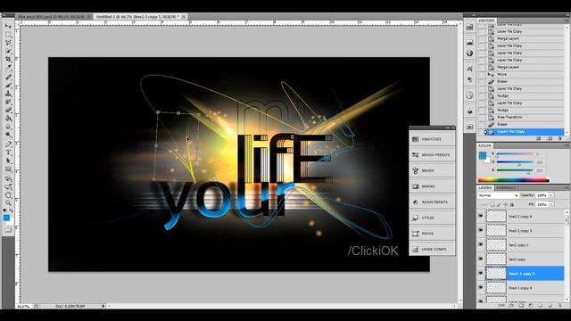 Photoshop Speed Work - Mix Your Life смотреть онлайн
