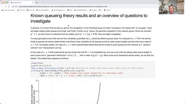 Overview of Project 2 | Discrete Event Simulation | 2023 Programming for Mathematicians with Julia смотреть онлайн