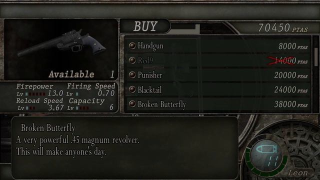 Resident Evil 4 | Leon buys POWERFUL REVOLVER | BROKEN BUTTERFLY | HD Project смотреть онлайн