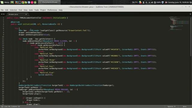 JavaFx JFoenix Tutorial #9 : Material Design Navigation Drawer смотреть онлайн