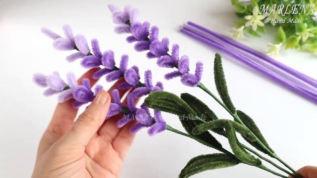 4 Идеи Цветы своими руками из Синельной проволоки. Flowers Pipe Cleaners