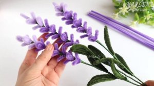 4 Идеи Цветы своими руками из Синельной проволоки. Flowers Pipe Cleaners