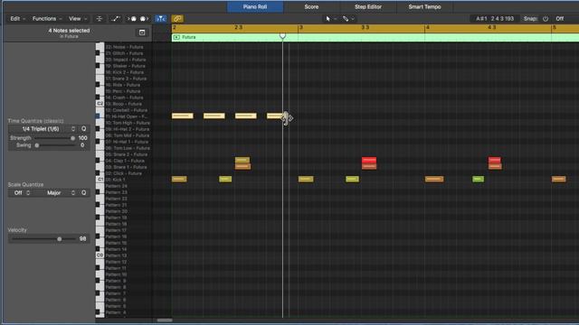 LOGIC PRO X 201 - #04 Quantization & Rhythm in Piano Roll смотреть онлайн
