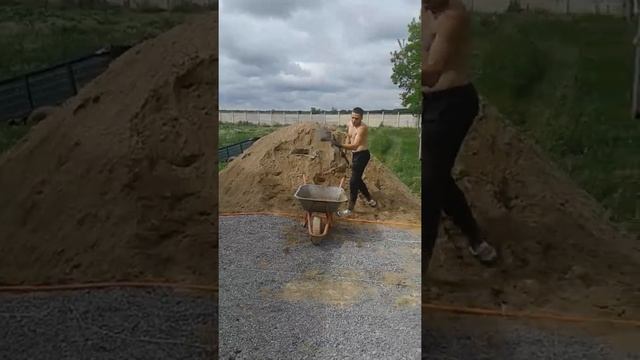 Заливка бетоном под тротуарную плитку смотреть онлайн