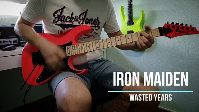 Iron Maiden - Wasted Years (Guitar cover) Ibanez RG550 - Peavey 6505MH - Headrush Gigboard смотреть онлайн