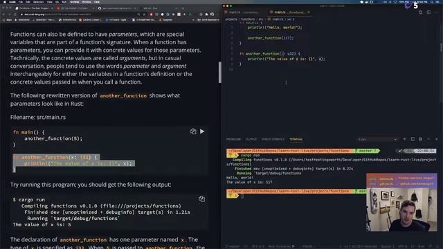 Learning Rust Together Part 2! Going through the Rust Programming book live! смотреть онлайн