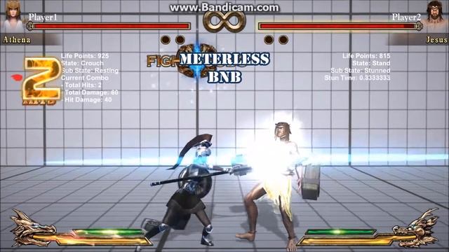 Fight of Gods | Athena presentation + BnB combo смотреть онлайн