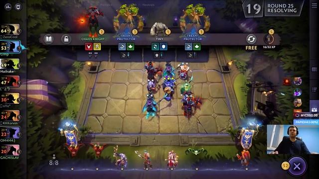 ПАПИЧ СОБРАЛ РЫЦАРЕЙ, АПНУЛ РАНГ BIG BOSS 2 В DOTA UNDERLORDS! смотреть онлайн