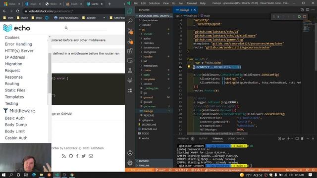 My New setup with WSL2 and echo framework смотреть онлайн