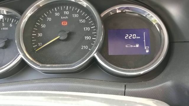 Расход топлива Рено Дастер 114 л.с./ Fuel Economy Duster 114 H.p. Summer