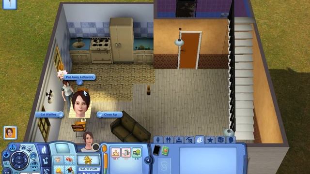 Axelle plays Sims 3: SE 2 ep 4 "I hate my roomate" смотреть онлайн