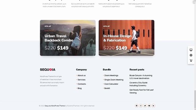 Sequoia Multipurpose Elementor ★ WordPress Themes & Templates ★ смотреть онлайн
