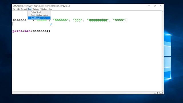 Python - Nivel 32 - Reto 1 - Funciones con argumento key смотреть онлайн
