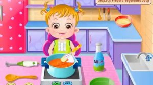 Бесплатные игры онлайн  Baby Hazel In Kitchen Games  Малышка Хейзел Готовим на кухне, игра для дете