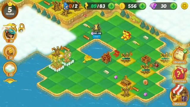 Mergewood Tales: Merge & Match Fairy Tale Puzzles Android / iOS Gameplay смотреть онлайн
