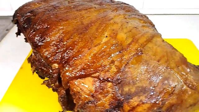 Копченая ляжка кабана без кожи. Результат смотреть онлайн