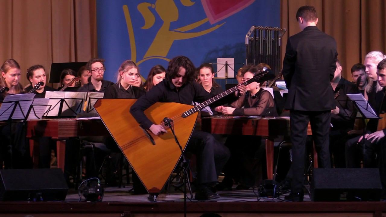 А.Пиоттух "Сибирский сказ" для балалайки контрабас и народного оркестра смотреть онлайн