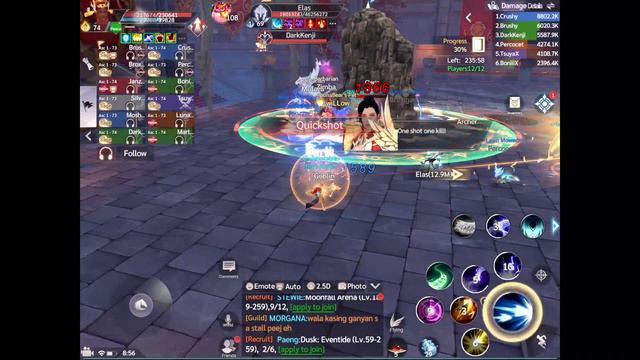 [Perfect World Mobile VNG] - MoonFall Arena in under 8mins with NO TANK?! смотреть онлайн