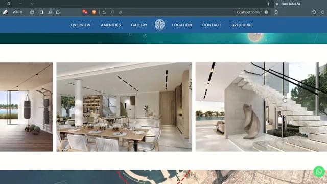Palm Jabel Ali Landing Page With Cool Sliders смотреть онлайн