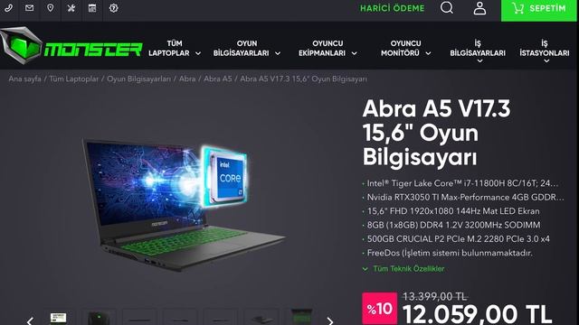 11.NESİL İNTEL İŞLEMCİLİ MONSTER NOTEBOOK SATIN ALMA REHBERİ-MONSTER LAPTOP SATIN ALMA REHBERİ 2021 смотреть онлайн