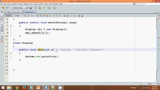 6.14 How to use Varargs Variable Arguments in Java Tutorial Lecture смотреть онлайн