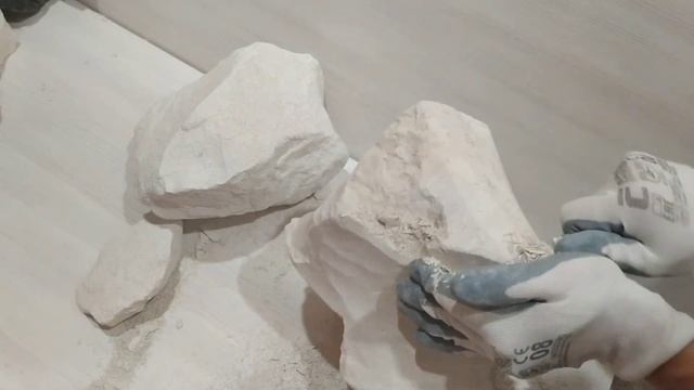 Чистка природного мела #asmrchalk #асмрмел смотреть онлайн