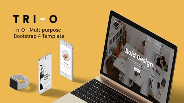 Tri-O - Multipurpose Bootstrap 4 Template | Themeforest Website Templates And Themes
