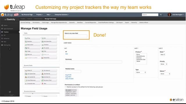 Tuleap Tutorial - Customizing my project trackers смотреть онлайн
