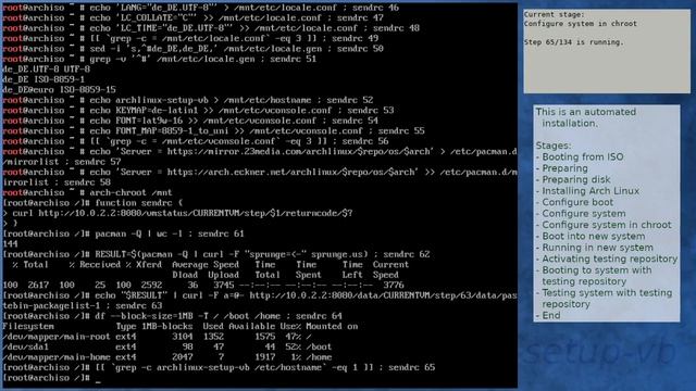 Arch Linux installation recording to kernel 5.10.2-arch1-1 (testing) смотреть онлайн