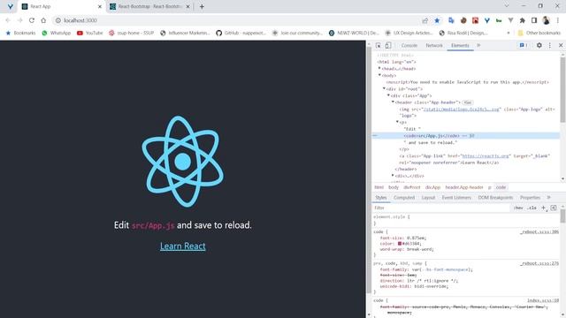 Setup Bootstrap And SASS | Node Sass | React Js Tutorial For Beginners In Hindi #3 смотреть онлайн