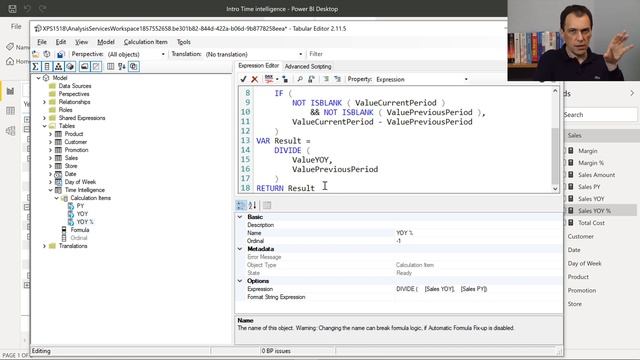 Creating calculation groups in Power BI Desktop using Tabular Editor смотреть онлайн