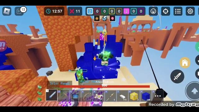 играем в Roblox -роблокс в двоём в бедварс смотреть онлайн